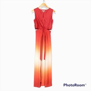 MAJE Maxi Orange Dress